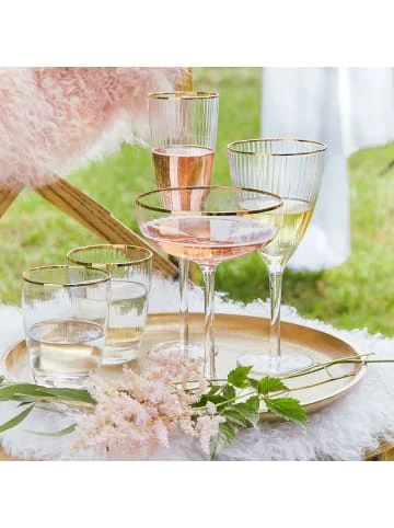 Blitzangebot 🥰 Küche Butlers Glas Mit Goldrand Und Rillen 300ml GOLDEN TWENTIES In Transparent Günstig Kaufen 💯 7 Blitzangebot 🥰 Küche Butlers Glas Mit Goldrand Und Rillen 300ml GOLDEN TWENTIES In Transparent Günstig Kaufen 💯 – Bild 5