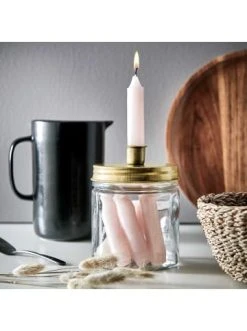 Bestpreis ⌛ Dekoration Butlers Glas Mit Kerzenhalter Höhe 15cm CANDLE JAR In Gold Günstig Kaufen ⌛ -Butlers Geschaft butlers glas mit kerzenhalter hohe 15cm candle jar in gold 1