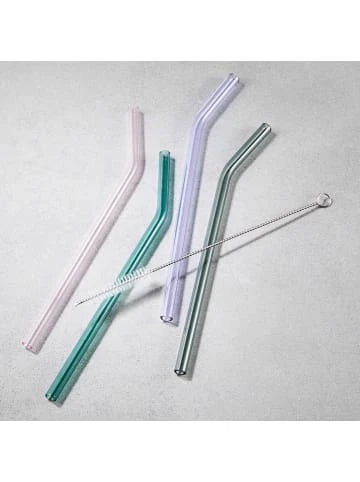 Coupon 🛒 Küche Butlers Glastrinkhalm Mit Bürste Geknickt 5er-Set LONG DRINK In Bunt Günstig Kaufen 🛒 5 Coupon 🛒 Küche Butlers Glastrinkhalm Mit Bürste Geknickt 5er-Set LONG DRINK In Bunt Günstig Kaufen 🛒 – Bild 3