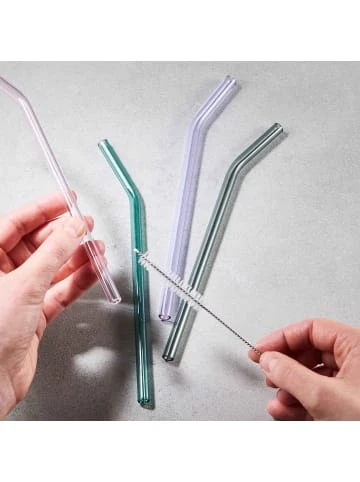 Coupon 🛒 Küche Butlers Glastrinkhalm Mit Bürste Geknickt 5er-Set LONG DRINK In Bunt Günstig Kaufen 🛒 6 Coupon 🛒 Küche Butlers Glastrinkhalm Mit Bürste Geknickt 5er-Set LONG DRINK In Bunt Günstig Kaufen 🛒 – Bild 4