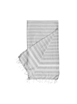 Schlussverkauf 🔔 Heimtextilien Butlers Hamamtuch L 170 X B 90cm SURFSIDE In Hellgrau Günstig Kaufen 🔥