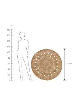 Besorgen 🛒 Heimtextilien Butlers Hanf-Teppich Mit Lochmuster Ø110cm ALL NATURE In Natur Günstig Kaufen 🥰 -Butlers Geschaft butlers hanf teppich mit lochmuster o110cm all nature in natur 2