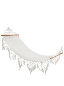 Budget 👏 Garten & Balkon Butlers Hängematte Mit Troddeln SHOW ME HEAVEN In Creme Günstig Kaufen 🔥