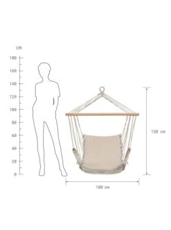 Bester Verkauf 😉 Garten & Balkon Butlers Hängesessel Mit Holzarmlehnen BABOON In Creme Günstig Kaufen ✔️ -Butlers Geschaft butlers hangesessel mit holzarmlehnen baboon in creme 3