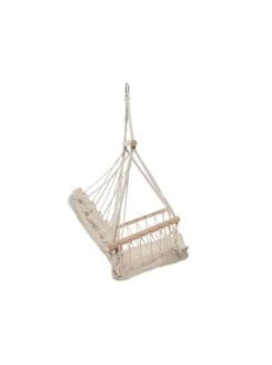 Bester Verkauf 😉 Garten & Balkon Butlers Hängesessel Mit Holzarmlehnen BABOON In Creme Günstig Kaufen ✔️ -Butlers Geschaft butlers hangesessel mit holzarmlehnen baboon in creme 4