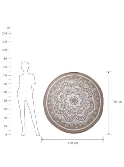 Bestes Angebot ✔️ Heimtextilien Butlers In- & Outdoor-Teppich Flora Ø150cm COLOUR CLASH In Natur-Weiß Günstig Kaufen 🥰 -Butlers Geschaft butlers in and outdoor teppich flora o150cm colour clash in natur weiss 3