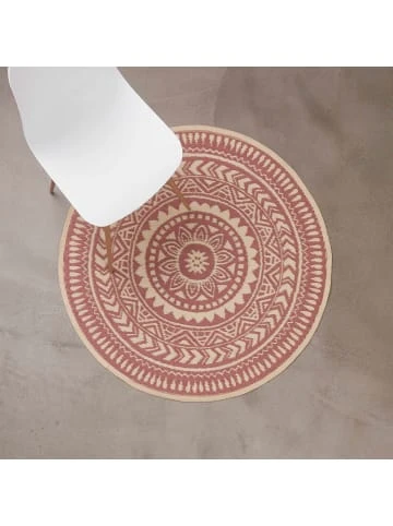 Blitzangebot 🧨 Heimtextilien Butlers In- & Outdoor-Teppich Ø118cm COLOUR CLASH In Hellrot-Creme Günstig Kaufen 🛒 6 Blitzangebot 🧨 Heimtextilien Butlers In- & Outdoor-Teppich Ø118cm COLOUR CLASH In Hellrot-Creme Günstig Kaufen 🛒 – Bild 4