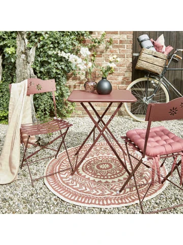 Blitzangebot 🧨 Heimtextilien Butlers In- & Outdoor-Teppich Ø118cm COLOUR CLASH In Hellrot-Creme Günstig Kaufen 🛒 11 Blitzangebot 🧨 Heimtextilien Butlers In- & Outdoor-Teppich Ø118cm COLOUR CLASH In Hellrot-Creme Günstig Kaufen 🛒 – Bild 9