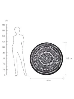 Bester Verkauf 😍 Heimtextilien Butlers In- & Outdoor-Teppich Ø118cm COLOUR CLASH In Schwarz-Weiß Günstig Kaufen ⭐ 12 Bester Verkauf 😍 Heimtextilien Butlers In- & Outdoor-Teppich Ø118cm COLOUR CLASH In Schwarz-Weiß Günstig Kaufen ⭐ -Butlers Geschaft butlers in and outdoor teppich o118cm colour clash in schwarz weiss 2