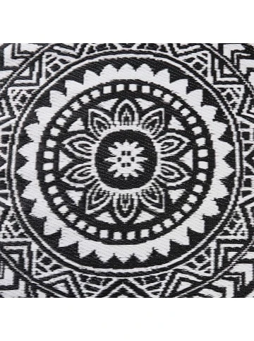 Bester Verkauf 😍 Heimtextilien Butlers In- & Outdoor-Teppich Ø118cm COLOUR CLASH In Schwarz-Weiß Günstig Kaufen ⭐ 7 Bester Verkauf 😍 Heimtextilien Butlers In- & Outdoor-Teppich Ø118cm COLOUR CLASH In Schwarz-Weiß Günstig Kaufen ⭐ – Bild 5