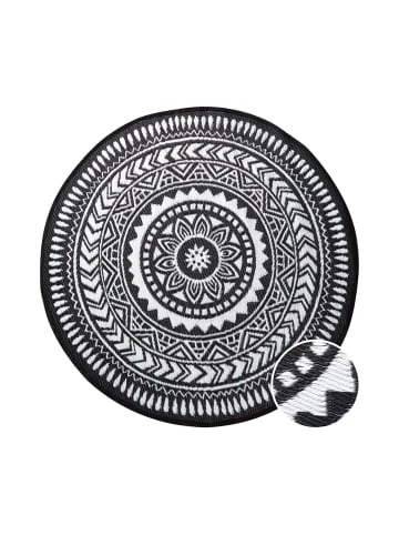 Top 10 💯 Heimtextilien Butlers In- & Outdoor-Teppich Ø150cm COLOUR CLASH In Schwarz-Weiß Günstig Kaufen 🧨 3 Top 10 💯 Heimtextilien Butlers In- & Outdoor-Teppich Ø150cm COLOUR CLASH In Schwarz-Weiß Günstig Kaufen 🧨