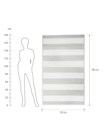 Neu 🎁 Heimtextilien Butlers In- & Outdoor-Teppich Streifen L 180 X B 120cm COLOUR CLASH In Grau Günstig Kaufen 😍 5 Neu 🎁 Heimtextilien Butlers In- & Outdoor-Teppich Streifen L 180 X B 120cm COLOUR CLASH In Grau Günstig Kaufen 😍 – Bild 3
