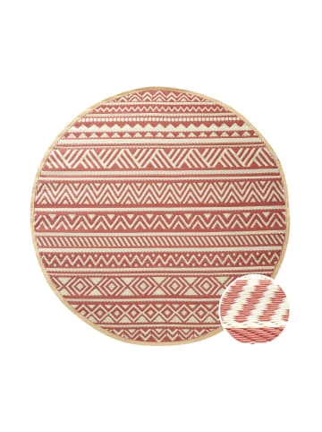 Bester Verkauf ❤️ Heimtextilien Butlers In- & Outdoor-Teppich Streifen Ø150cm COLOUR CLASH In Hellrot-Creme Günstig Kaufen 👏 3 Bester Verkauf ❤️ Heimtextilien Butlers In- & Outdoor-Teppich Streifen Ø150cm COLOUR CLASH In Hellrot-Creme Günstig Kaufen 👏