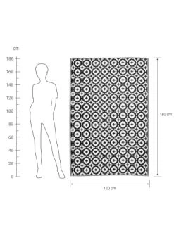 Top 10 🎁 Heimtextilien Butlers In- & Outdoorteppich Mosaik L 180 X B 120cm COLOUR CLASH In Schwarz Günstig Kaufen 🧨 -Butlers Geschaft butlers in and outdoorteppich mosaik l 180 x b 120cm colour clash in schwarz 2