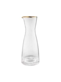 Top 10 😉 Küche Butlers Karaffe Mit Goldrand Und Rillen 1l GOLDEN TWENTIES In Transparent Günstig Kaufen 🤩