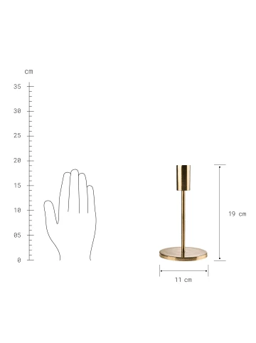 Auslauf ⌛ Dekoration Butlers Kerzenhalter Höhe 19cm HIGHLIGHT In Gold Günstig Kaufen ✨ 6 Auslauf ⌛ Dekoration Butlers Kerzenhalter Höhe 19cm HIGHLIGHT In Gold Günstig Kaufen ✨ – Bild 4