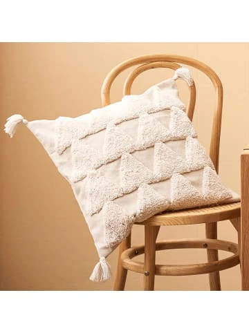 Budget 😉 Heimtextilien Butlers Kissen Dreiecke L 50 X B 50cm NATURAL HIGH In Natur-Weiß Günstig Kaufen 😉 4 Budget 😉 Heimtextilien Butlers Kissen Dreiecke L 50 X B 50cm NATURAL HIGH In Natur-Weiß Günstig Kaufen 😉 – Bild 2