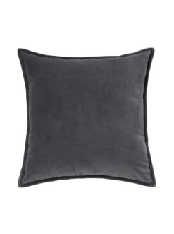 Bestpreis 👍 Heimtextilien Butlers Kissen L 45 X B 45cm COTTON VELVET In Anthrazit Günstig Kaufen 🔔