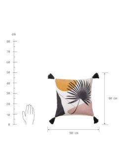 Blitzangebot 👏 Heimtextilien Butlers Kissen Palmenblatt L 50 X B 50cm PAREA In Bunt Günstig Kaufen 👏 -Butlers Geschaft butlers kissen palmenblatt l 50 x b 50cm parea in bunt 2