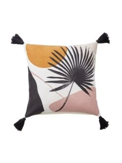 Blitzangebot 👏 Heimtextilien Butlers Kissen Palmenblatt L 50 X B 50cm PAREA In Bunt Günstig Kaufen 👏