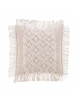 Am billigsten 👍 Heimtextilien Butlers Kissen ZickZack L 45 X B 45cm MACRAMÉ In Creme Günstig Kaufen 👏