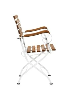 Neu ⌛ Garten & Balkon Butlers Klappstuhl Mit Armlehnen 2er-Set PARKLIFE In Weiß-Natur Günstig Kaufen 😍 -Butlers Geschaft butlers klappstuhl mit armlehnen 2er set parklife in weiss natur 3