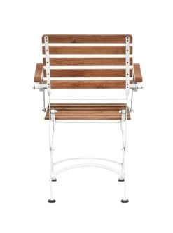 Schlussverkauf 🧨 Garten & Balkon Butlers Klappstuhl Mit Armlehnen PARKLIFE In Weiß-Natur Günstig Kaufen 😍 -Butlers Geschaft butlers klappstuhl mit armlehnen parklife in weiss natur 3