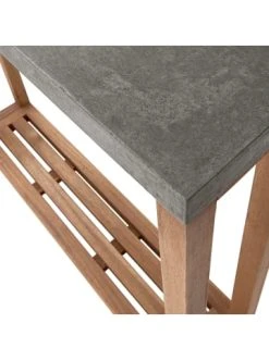 Großhandel ⭐ Garten & Balkon Butlers Konsole Mit Zementplatte CONCRETE In Natur-Grau Günstig Kaufen ✨ -Butlers Geschaft butlers konsole mit zementplatte concrete in natur grau 5