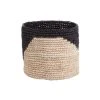 Auslauf 🔥 Dekoration Butlers Korb Handgefertigt Aus Raffia Ø13cm ISALO In Natur-Anthrazit Günstig Kaufen 🧨 -Butlers Geschaft butlers korb handgefertigt aus raffia o13cm isalo in natur anthrazit
