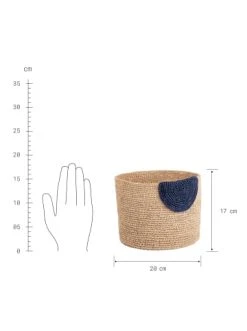 Aktion 👍 Dekoration Butlers Korb Handgefertigt Aus Raffia Ø20cm ISALO In Natur-Blau Günstig Kaufen 👏 4 Aktion 👍 Dekoration Butlers Korb Handgefertigt Aus Raffia Ø20cm ISALO In Natur-Blau Günstig Kaufen 👏 -Butlers Geschaft butlers korb handgefertigt aus raffia o20cm isalo in natur blau 2