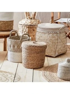 Bestes Angebot 🥰 Dekoration Butlers Korb Mit Deckel Ø30cm RUSH ROPE In Natur Günstig Kaufen 👏 -Butlers Geschaft butlers korb mit deckel o30cm rush rope in natur 1