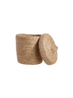 Bestes Angebot 🥰 Dekoration Butlers Korb Mit Deckel Ø30cm RUSH ROPE In Natur Günstig Kaufen 👏 -Butlers Geschaft butlers korb mit deckel o30cm rush rope in natur 3