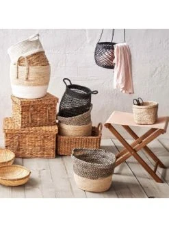 Großhandel ❤️ Dekoration Butlers Korb Mit Deckel Rechteckig L 33 X B 23cm RUSH ROPE In Natur Günstig Kaufen 💯 -Butlers Geschaft butlers korb mit deckel rechteckig l 33 x b 23cm rush rope in natur 1