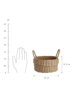 Bestpreis ⭐ Dekoration Butlers Korb Ø23cm PAPER BRAID In Natur Günstig Kaufen ✨ -Butlers Geschaft butlers korb o23cm paper braid in natur 3