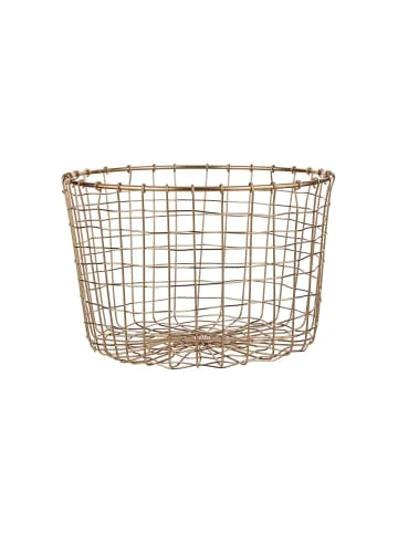 Budget 😉 Dekoration Butlers Korb Rund Ø28cm GRID In Gold Günstig Kaufen 🤩 3 Budget 😉 Dekoration Butlers Korb Rund Ø28cm GRID In Gold Günstig Kaufen 🤩