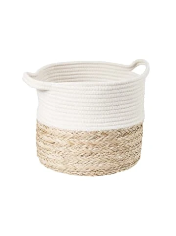 Besorgen ⭐ Dekoration Butlers Korb Rund Ø29cm COTTON BRAID In Natur-Weiß Günstig Kaufen 🤩 3 Besorgen ⭐ Dekoration Butlers Korb Rund Ø29cm COTTON BRAID In Natur-Weiß Günstig Kaufen 🤩