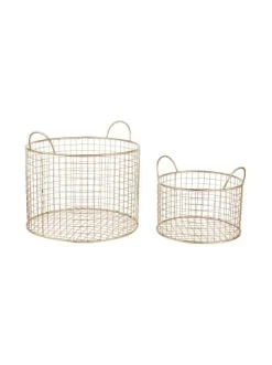 Aktion 👏 Dekoration Butlers Korb Rund Ø30cm HOOP In Gold Günstig Kaufen 🔥 -Butlers Geschaft butlers korb rund o30cm hoop in gold 1