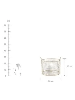 Aktion 👏 Dekoration Butlers Korb Rund Ø30cm HOOP In Gold Günstig Kaufen 🔥 -Butlers Geschaft butlers korb rund o30cm hoop in gold 2