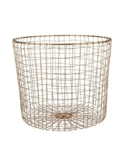 Neu 😉 Dekoration Butlers Korb Rund Ø40cm GRID In Gold Günstig Kaufen 🛒