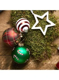 Blitzangebot ⭐ Weihnachten Butlers Kugel 🍬 Candy Cane Ø8cm HANG ON In Grün Günstig Kaufen 🧨 -Butlers Geschaft butlers kugel candy cane o8cm hang on in grun 2