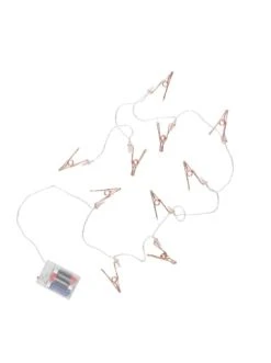 Neu 🎁 Weihnachten Butlers LED-Lichterkette Clips 10 Lichter Mit USB-Batteriefach CLIP COUTURE In Roségold Günstig Kaufen 🤩