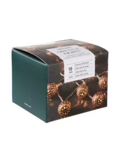 Großhandel ⭐ Lampen & Leuchten Butlers LED-Lichterkette Metallball 10 Lichter Mit USB-Batteriefach ORIENTAL LIGHTS In Bronze Günstig Kaufen ✔️ -Butlers Geschaft butlers led lichterkette metallball 10 lichter mit usb batteriefach oriental lights in bronze 2