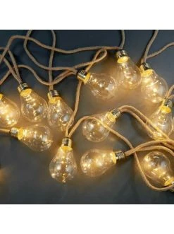 Budget 😉 Lampen & Leuchten Butlers LED Lichterkette Mit Naturseil 15 Lichter Und Stecker BULB LIGHTS In Natur Günstig Kaufen ⌛ -Butlers Geschaft butlers led lichterkette mit naturseil 15 lichter und stecker bulb lights in natur 1