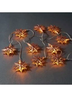 Coupon ✨ Weihnachten Butlers LED-Lichterkette Stern 10 Lichter Mit USB-Batteriefach STELLA In Roségold Günstig Kaufen 😍