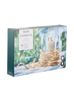 Brandneu 👏 Weihnachten Butlers LED Outdoor-Lichterkette Naturseil 100 Lichter Mit Stecker FARMHOUSE In Natur Günstig Kaufen ❤️ -Butlers Geschaft butlers led outdoor lichterkette naturseil 100 lichter mit stecker farmhouse in natur 2