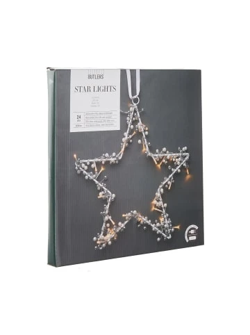 Butlers LED-Stern mit USB-Batteriefach Ø30cm STAR LIGHTS in Silber günstig kaufen Bestpreis 💯 Weihnachten Butlers LED-Stern Mit USB-Batteriefach Ø30cm STAR LIGHTS In Silber Günstig Kaufen 🎉 -Butlers Geschaft butlers led stern mit usb batteriefach o30cm star lights in silber 2