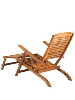 Auslauf 😍 Garten & Balkon Butlers Liegestuhl Mit Fußteil WEEKENDER In Braun Günstig Kaufen ✔️ -Butlers Geschaft butlers liegestuhl mit fussteil weekender in braun 3