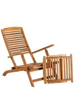 Auslauf 😍 Garten & Balkon Butlers Liegestuhl Mit Fußteil WEEKENDER In Braun Günstig Kaufen ✔️ -Butlers Geschaft butlers liegestuhl mit fussteil weekender in braun 4