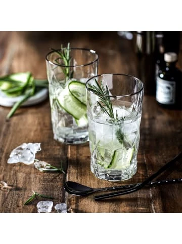 Rabatt 🎁 Küche Butlers Longdrinkglas Mit Silberrand 460ml UPSCALE In Transparent-Silber Günstig Kaufen 🛒 4 Rabatt 🎁 Küche Butlers Longdrinkglas Mit Silberrand 460ml UPSCALE In Transparent-Silber Günstig Kaufen 🛒 – Bild 2