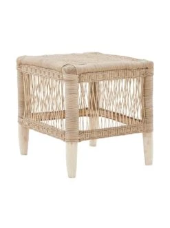 Coupon 🔔 Möbel Butlers Malawi Hocker Handgeflochten BOHO LOUNGE In Natur Günstig Kaufen ❤️